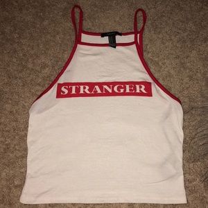Stranger things cotton tank